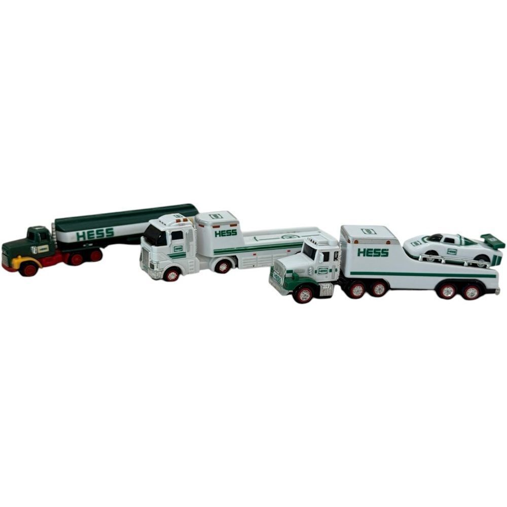 Hess Truck Set of 3 Collectible Kids Truck Toys.